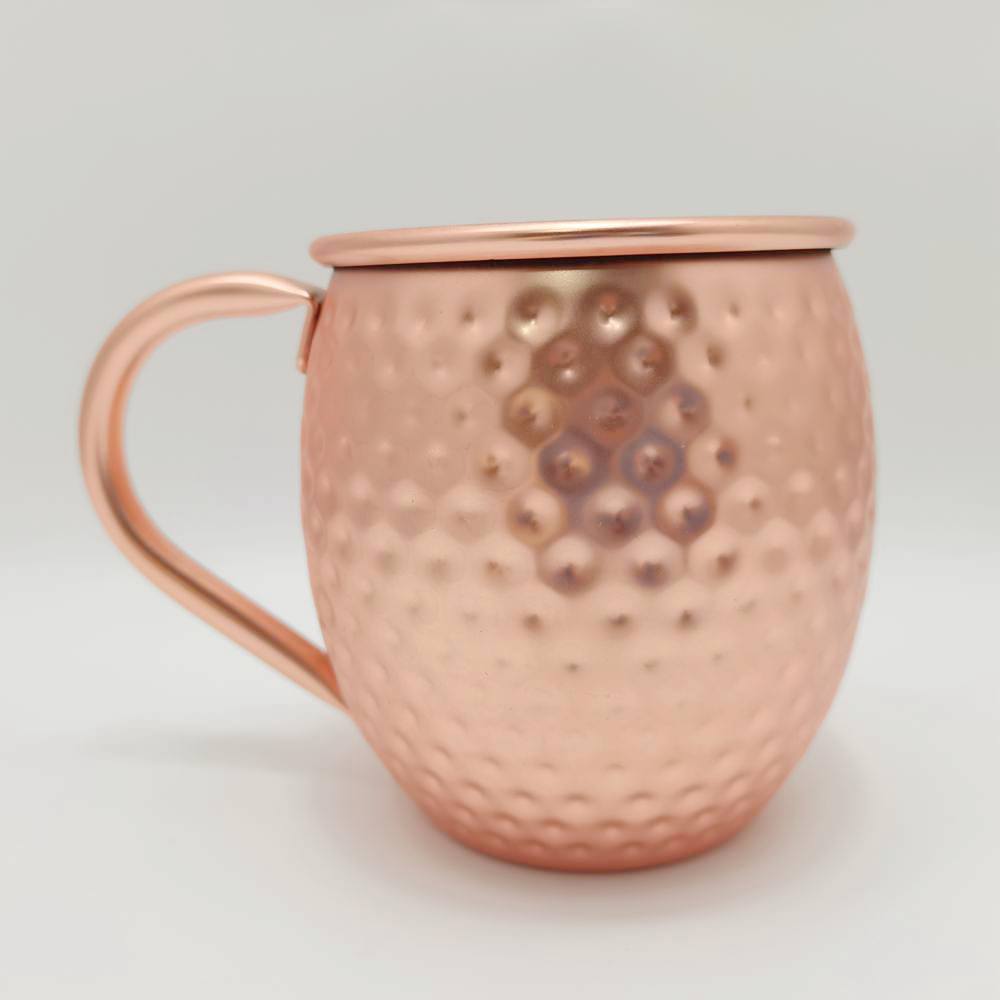 Hammered Cups Copper Cups 500ml