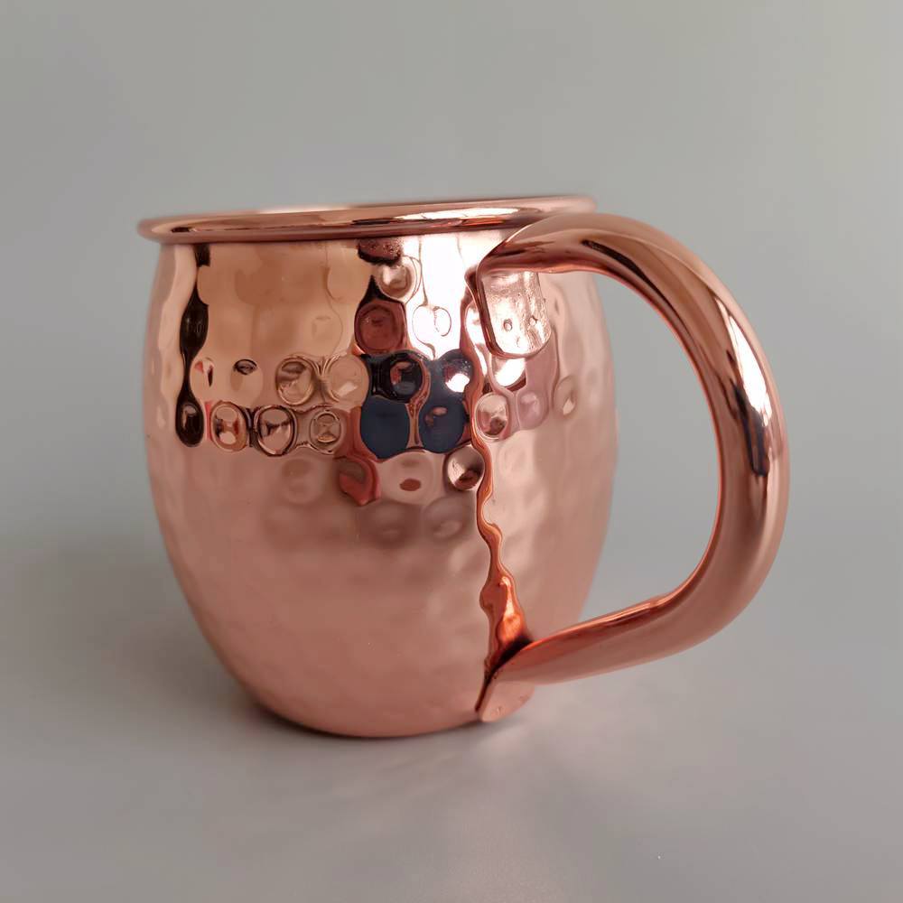 Hammered Moscow Mule Copper Mugs 500ml