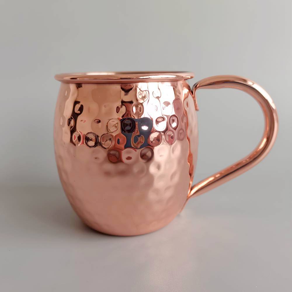 Hammered Moscow Mule Copper Mugs 500ml