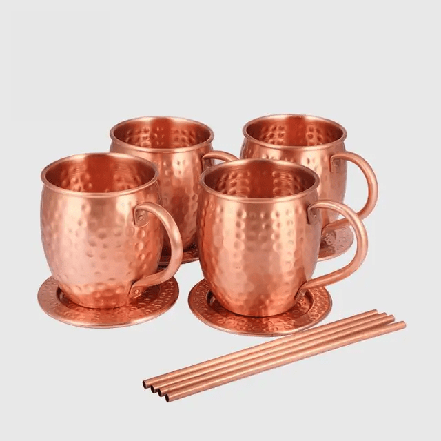 Copper Mugs Moscow Mule Set Of 4