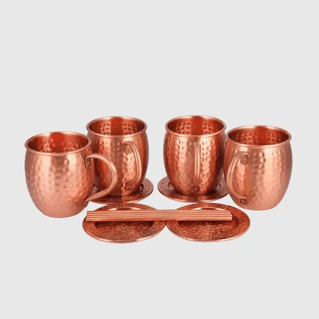 Copper Mugs Moscow Mule Set Of 4