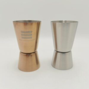 IMG_20230905_155425 LARBO gold and silver plated double-sided Japanese jigger set for measuring spirits in cocktails