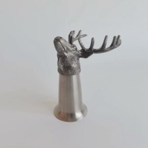 1oz Stag Head Pewter Jigger Cup