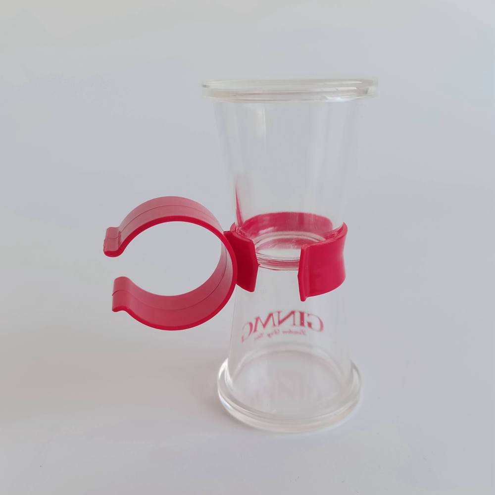LARBO plastic jigger 30ml with clip for bartending measurement
