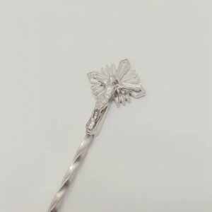 IMG_20230516_144418 LARBO silver butterfly design bar spoon with twisted handle for cocktail mixing