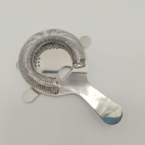 Stainless Steel 4 Prong Cocktail Strainer with Tight Coil