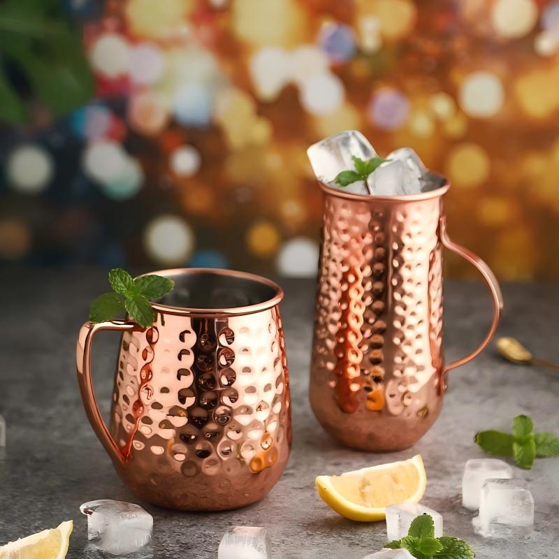 630 ml hammered Moscow mule cup - Image 3