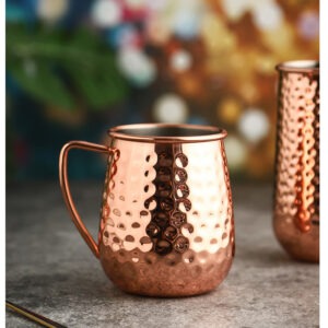 moscow-mule-cup-630ml-hammered-copper-rounded-handle-belly
