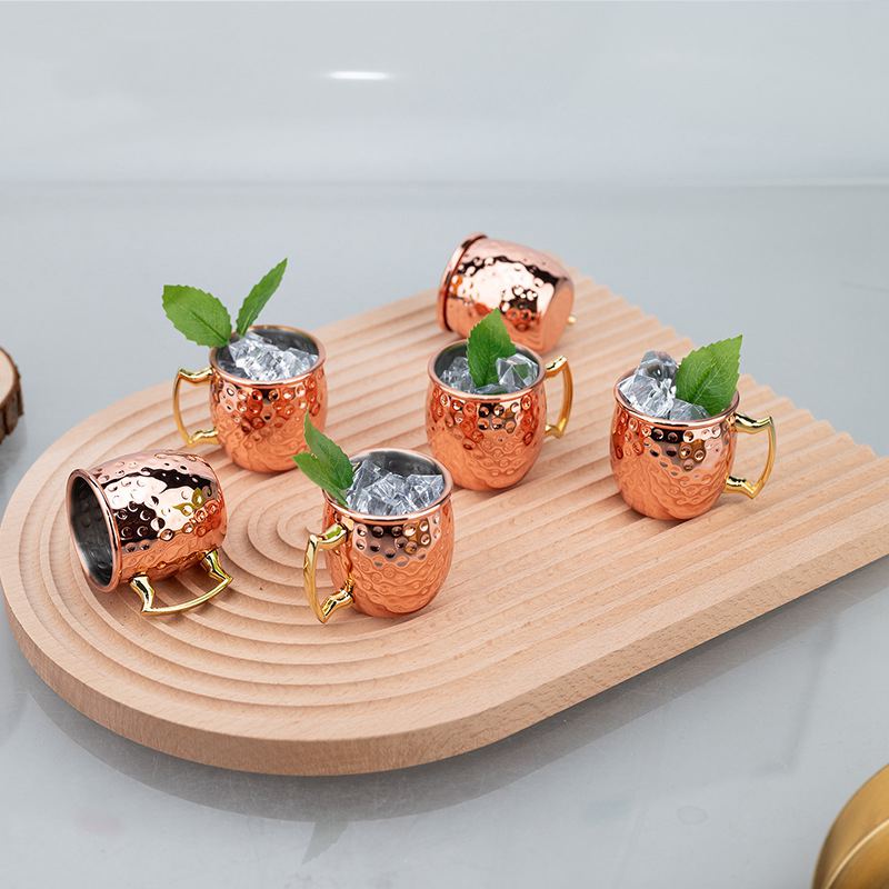 Mini Moscow Mule Mugs 60ml / 2oz - Image 3