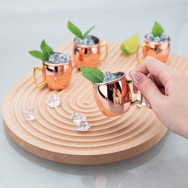 Mini Moscow Mule Mugs 60ml / 2oz - Image 4